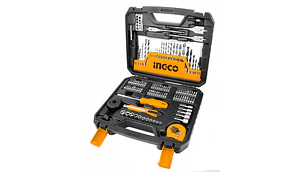 BROCAS/DADOS Y ACCESORIOS INGCO JGO.118 PZAS C/MALETA # HKTAC011182(OF)