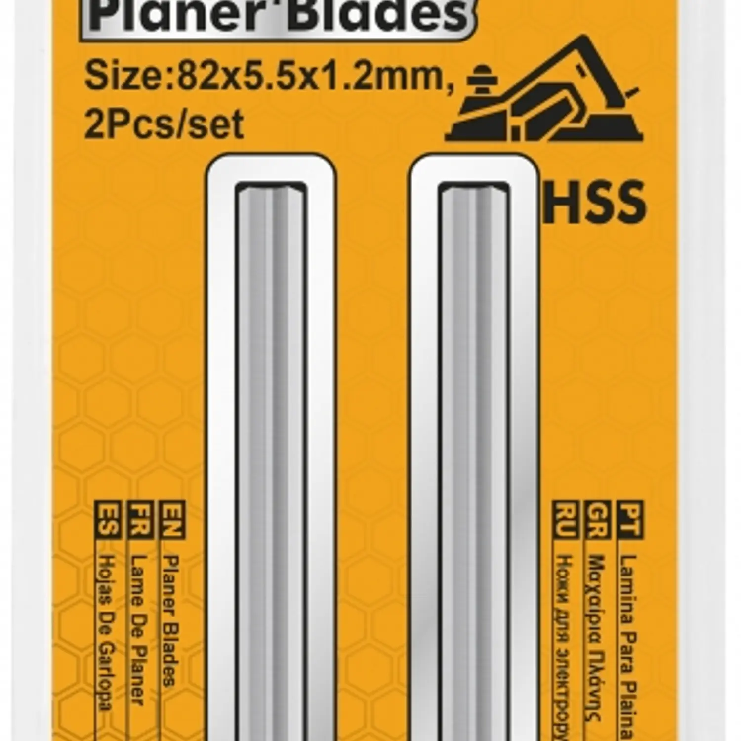 CUCHILLO INGCO P/CEPILLO PL10508 82X5.5X1.2MM JGO.2 PZAS # EPB820121