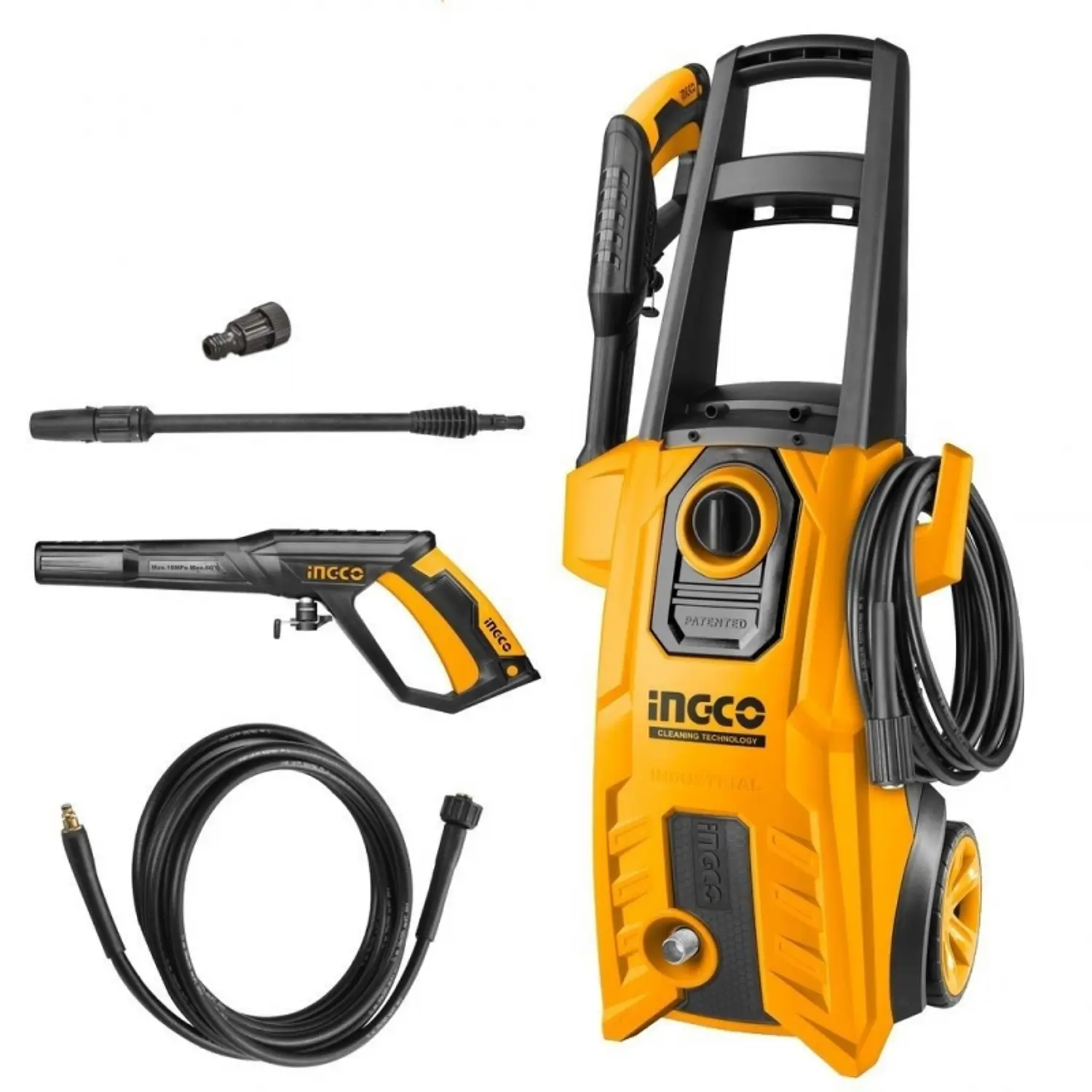 HIDROLAVADORA INGCO MOTOR INDUCCION 150BAR 2000W #HPWR20008 (C)