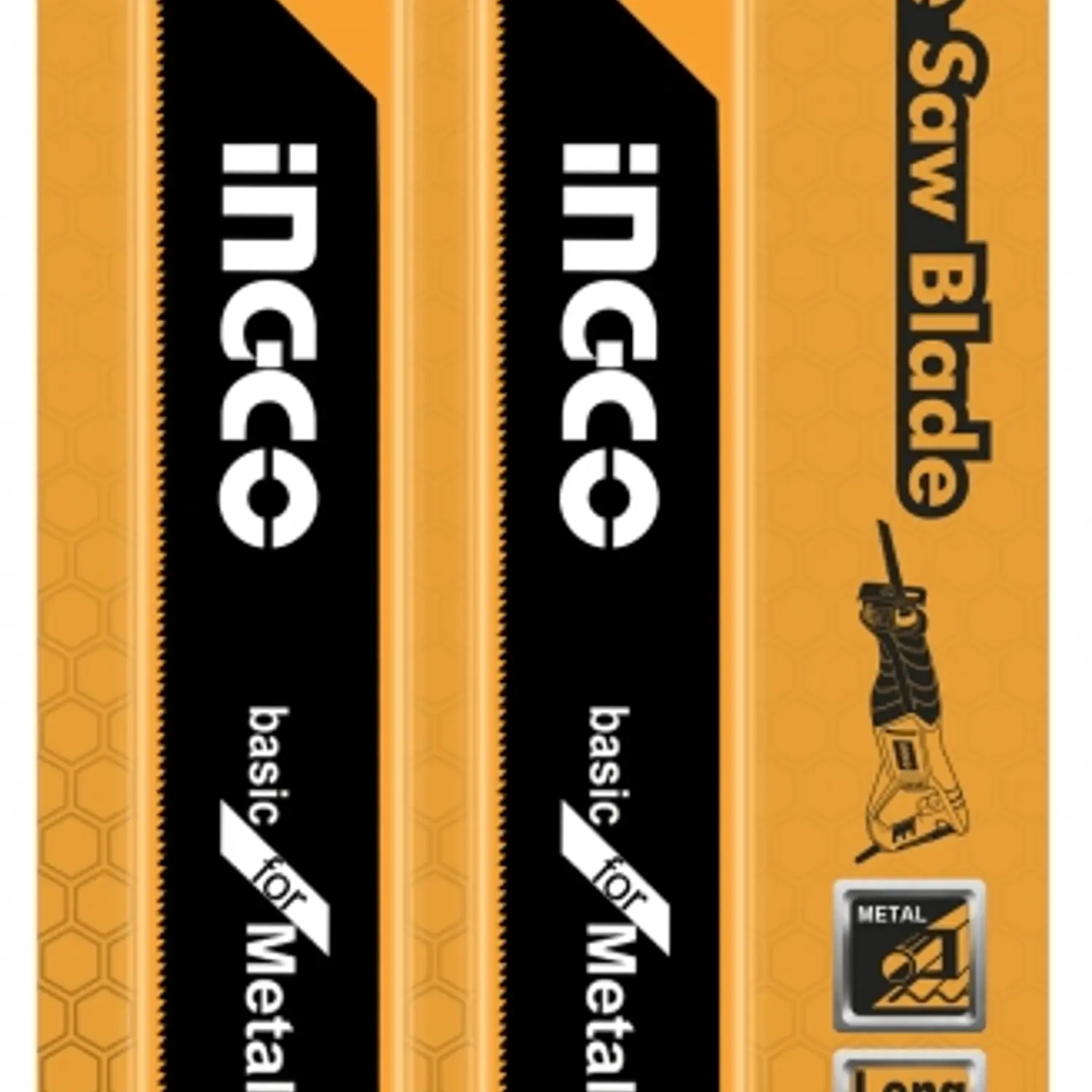 HOJA SIERRA SABLE PARA METAL INGCO 150MM JGO.2 PZAS # SSB922EF