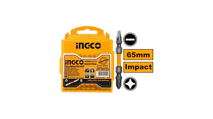 PUNTA INGCO IMPACTO PH2-CARP.#6 65MM JGO.10 PZS # SDBIM21HL133