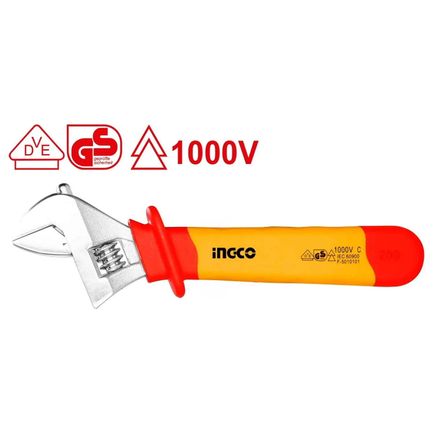 LLAVE FRANCESA AISLADA INGCO 1000V - 10