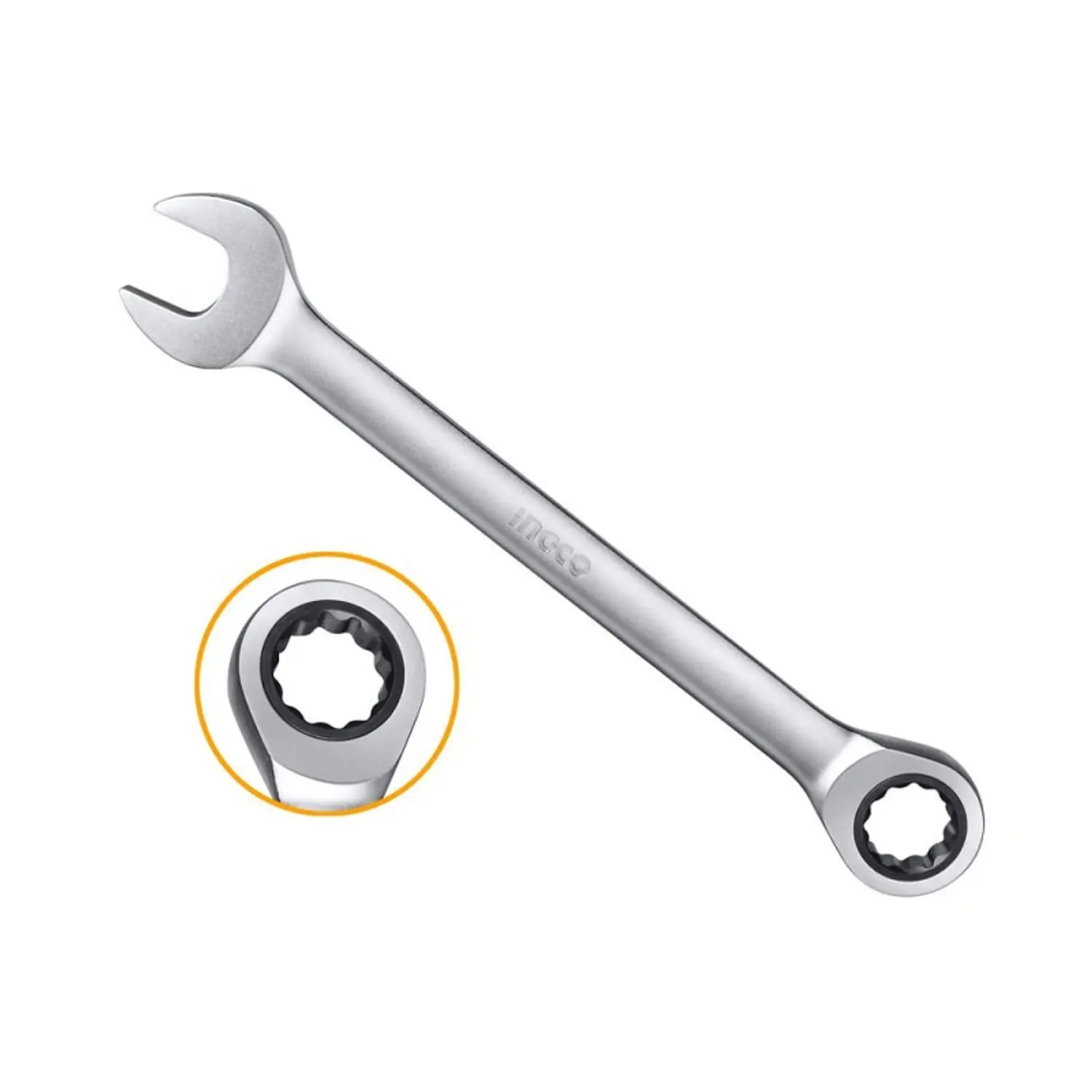 LLAVE PUNTA CORONA INGCO C/CHICHARRA 19 MM # HCSPAR191