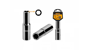 LLAVE DADO LARGO INGCO 6 PTA 1/2 DR 15 MM # HHAST12153L