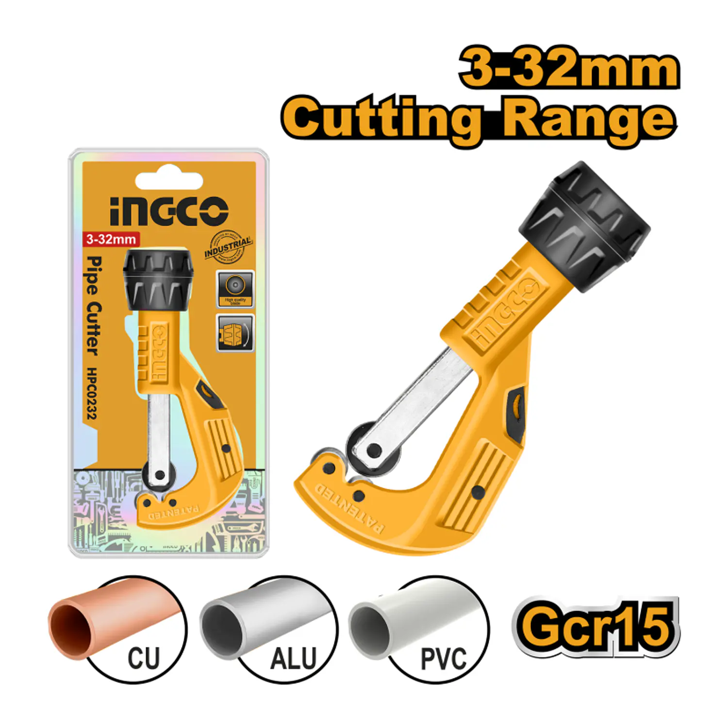 CORTA TUBOS INGCO INDUSTRIAL 3 - 32 MM # HPC0232