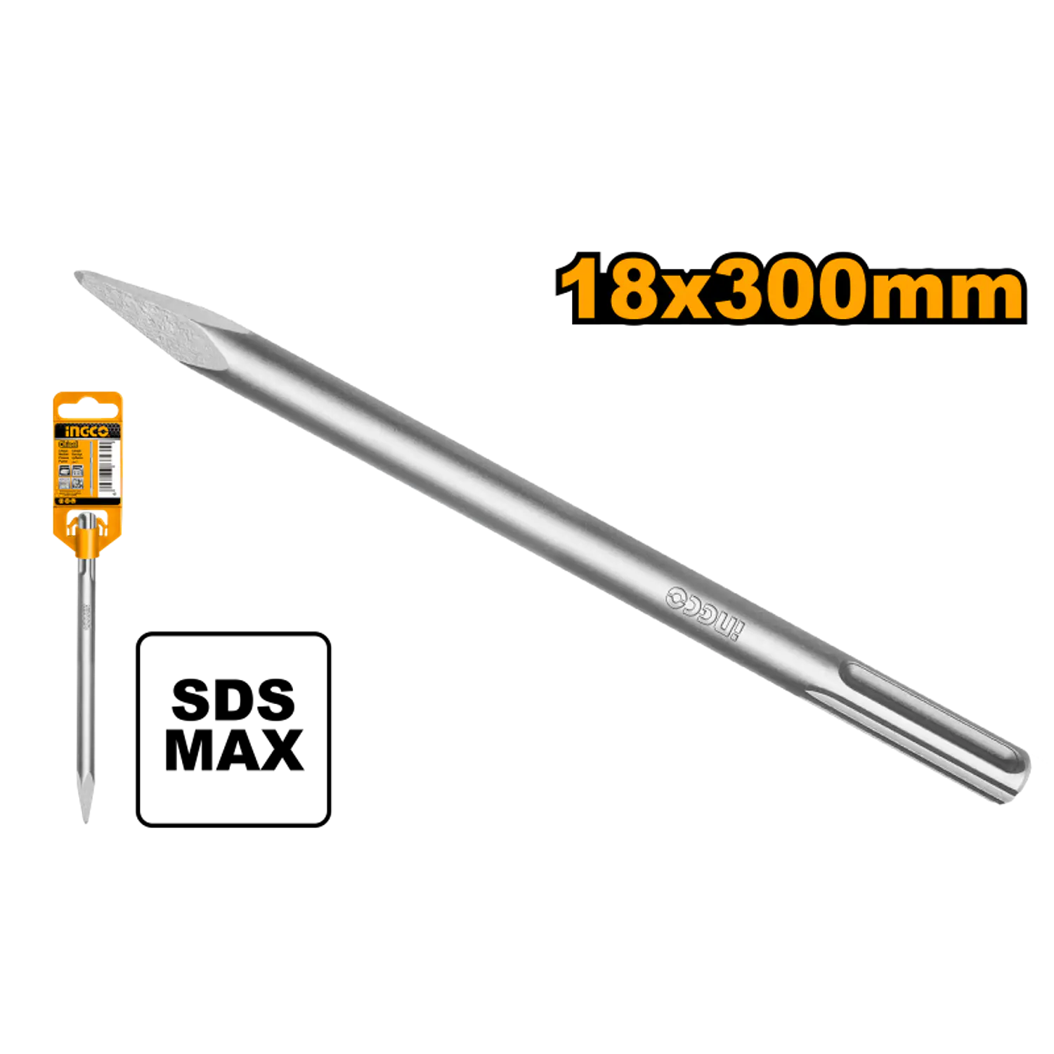 PUNTO INGCO SDS MAX 18 x 300 MM #DBC0212801