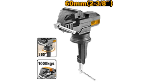 TORNILLO MECANICO INGCO 60 MM BASE GIRATORIA # HBV082