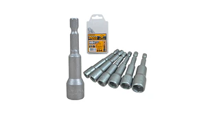 ADAPTADOR INGCO 1/4 DR X 65 MM MAGNETICO JGO. 6 PZS #AMN65061