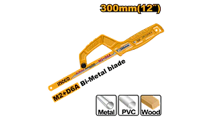 ARCO MINI SIERRA INGCO JUNIOR P/METAL 300 MM # MHHF1504