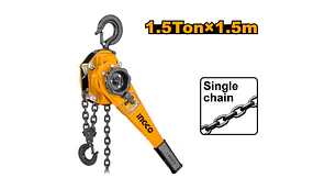TECLE PALANCA INGCO 1,5 TON X 1,5 MTS # HSLB0015