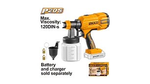 PISTOLA PINTAR INGCO INALAMBRICA 20V 800 ML S/BATERIA # CSGLI2003
