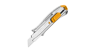 CUCHILLO CARTONAJE INGCO ALUMINIO 10 CMS. C/1 HOJA # HKNS11807