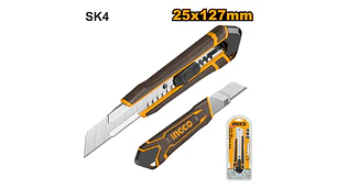 CUCHILLO CARTONAJE INGCO M/PLASTICO 200 MM C/1 HOJA #HKNS112505