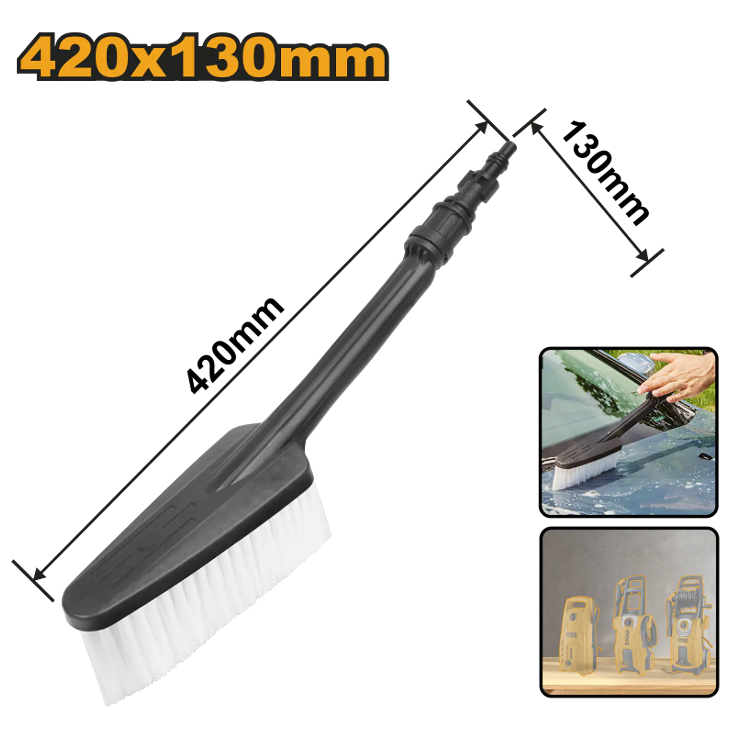CEPILLO FIJO INGCO 420*120 MM # HFB4301 P/HIDROLAVADORA