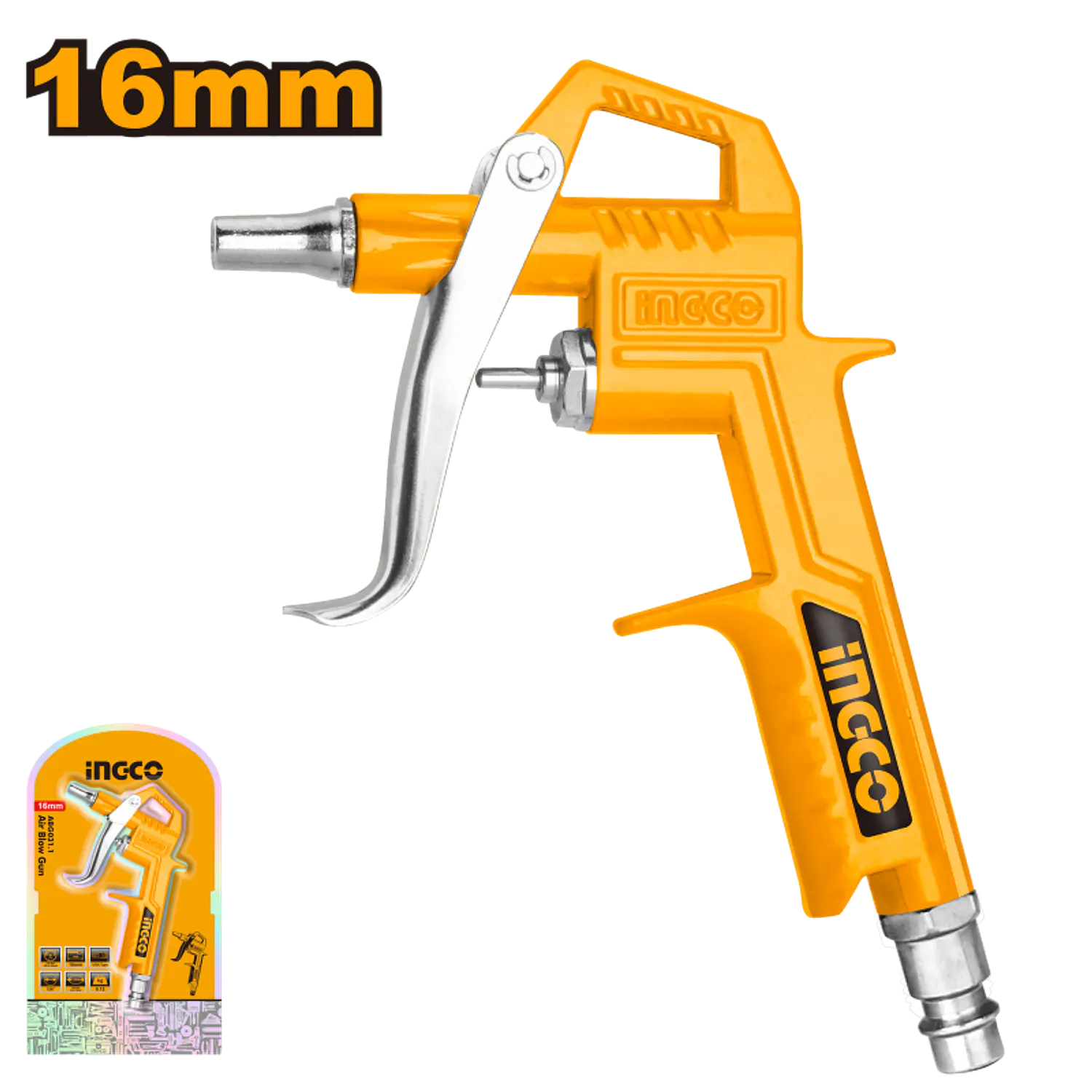 PISTOLA DE AIRE COMPRIMIDO INGCO P/SOPLETEAR 16 MM # ABG031.1
