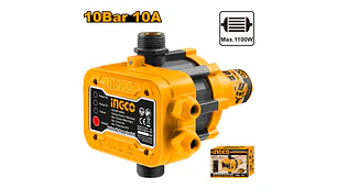 CONTROL DE PRESION AUTOMATICO INGCO P/BOMBA DE AGUA 1,5 BAR # WAPS001