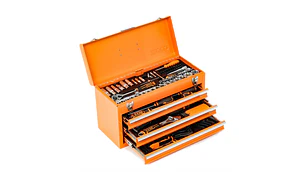 CAJA INGCO METALICA C/HERRAMIENTAS JGO 132 PZAS #HTCS221321