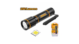 LINTERNA INGCO INDUSTRIAL ALUMINIO LED 3 PILAS AAA # HFL013AAA58