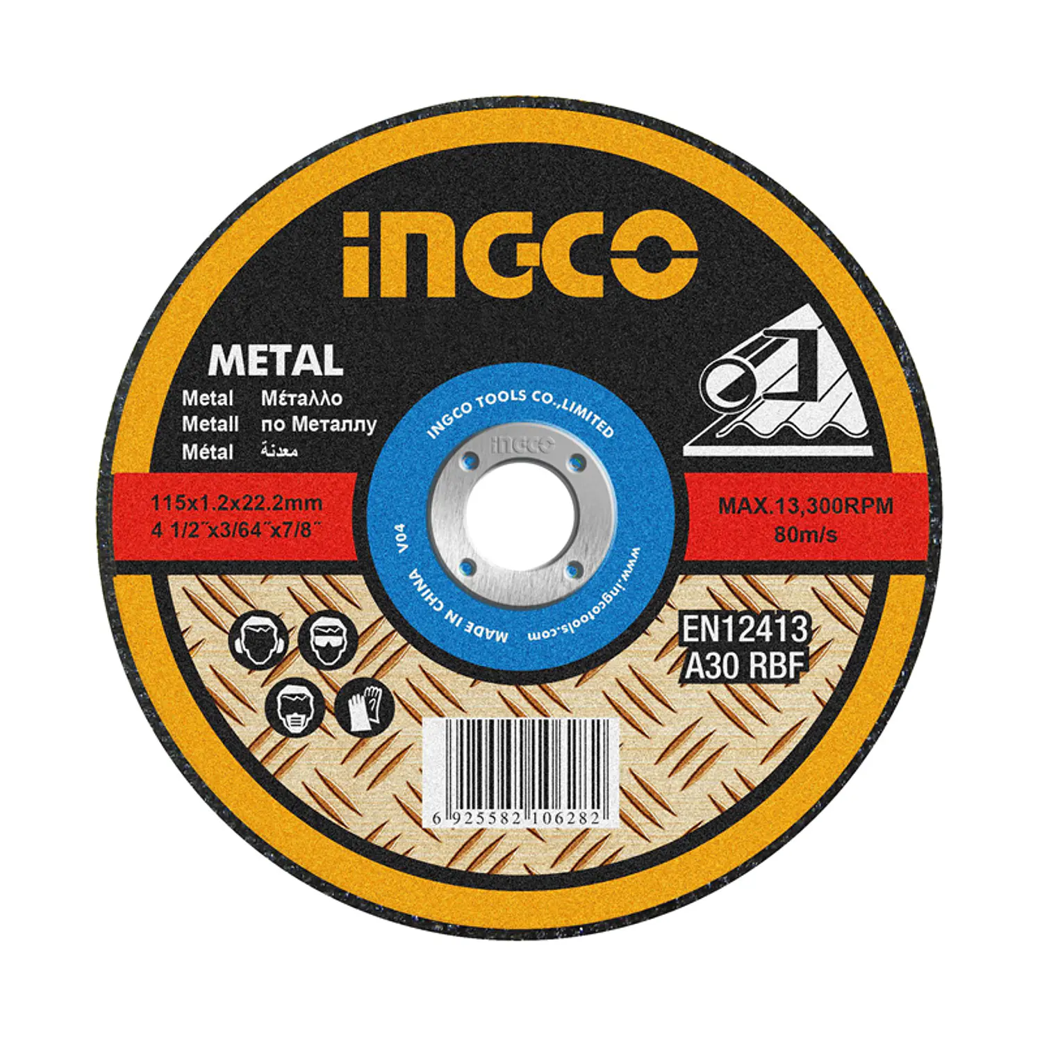 DISCO CORTAR METAL INGCO CORTE FINO 16