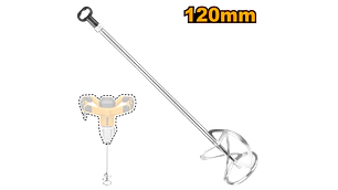 VARILLA MEZCLADOR PINTURA-MORTERO INGCO 600 MM # MP1120