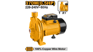 BOMBA DE AGUA CENTRIFUGA INGCO 370 WATTS - 0,5 HP # CPM3708