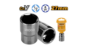 LLAVE DADO INGCO 6 PTA 1/2 DR 27 MM # HHAST12271