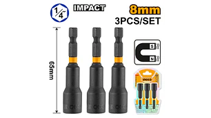ADAPTADOR INGCO MAGNETICO IMPACTO 1/4
