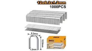 GRAPA INGCO 10 MM ANCHO 1,2 MM CAJA 1.000 PZAS # STS0412