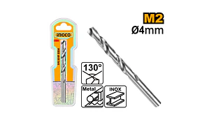 BROCA PARA METAL HSS M2 INGCO 4 MM # DBT11300401