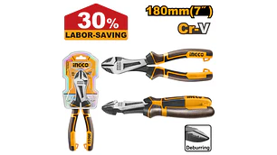 ALICATE INGCO DE CORTE DIAGONAL INDUSTRIAL 180MM/7