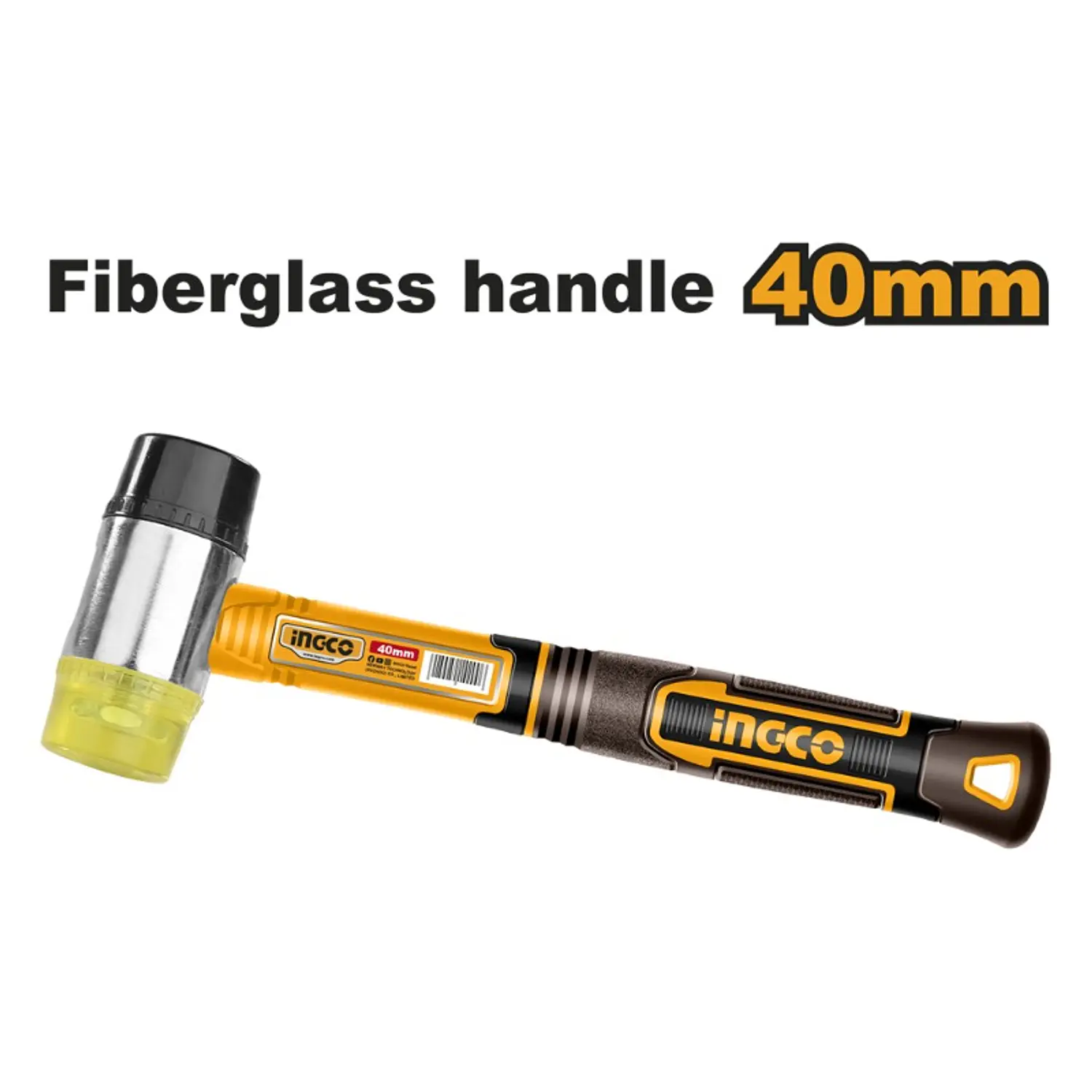 MACETA DE GOMA/PLASTICO INGCO M/FIBRA VIDRIO 40 MM # HRUH8940