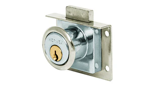 CERRADURA TRUPER P/ MUEBLE CROMO ACCION VERTICAL # CM-24C (43557)