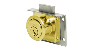 CERRADURA TRUPER P/ MUEBLE LATON ACCION VERTICAL # CM-24L (43565)