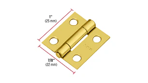 BISAGRA HERMEX-TRUPER ACERO LATONADO 1 x 7/8