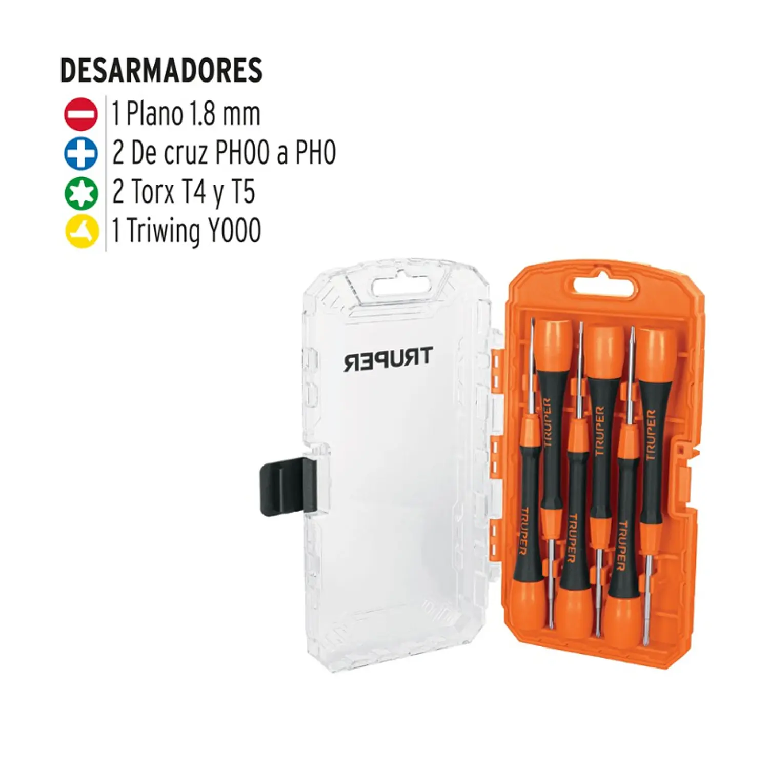ATORNILLADOR TRUPER JOYERO - 6PZ # JOY-6 (14202)