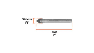 BROCA PARA VIDRIO-AZULEJO-CERAMICA TRUPER 1/2