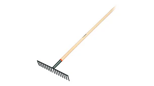 RASTRILLO TRUPER RECTO, 16 DTES C/MANGO MADERA # R-16M (17880)