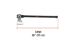 HACHA TRUPER MEDIA LABOR 4.1/2 LBS. # ML-4-1/2M C/MANGO FIBRA 36