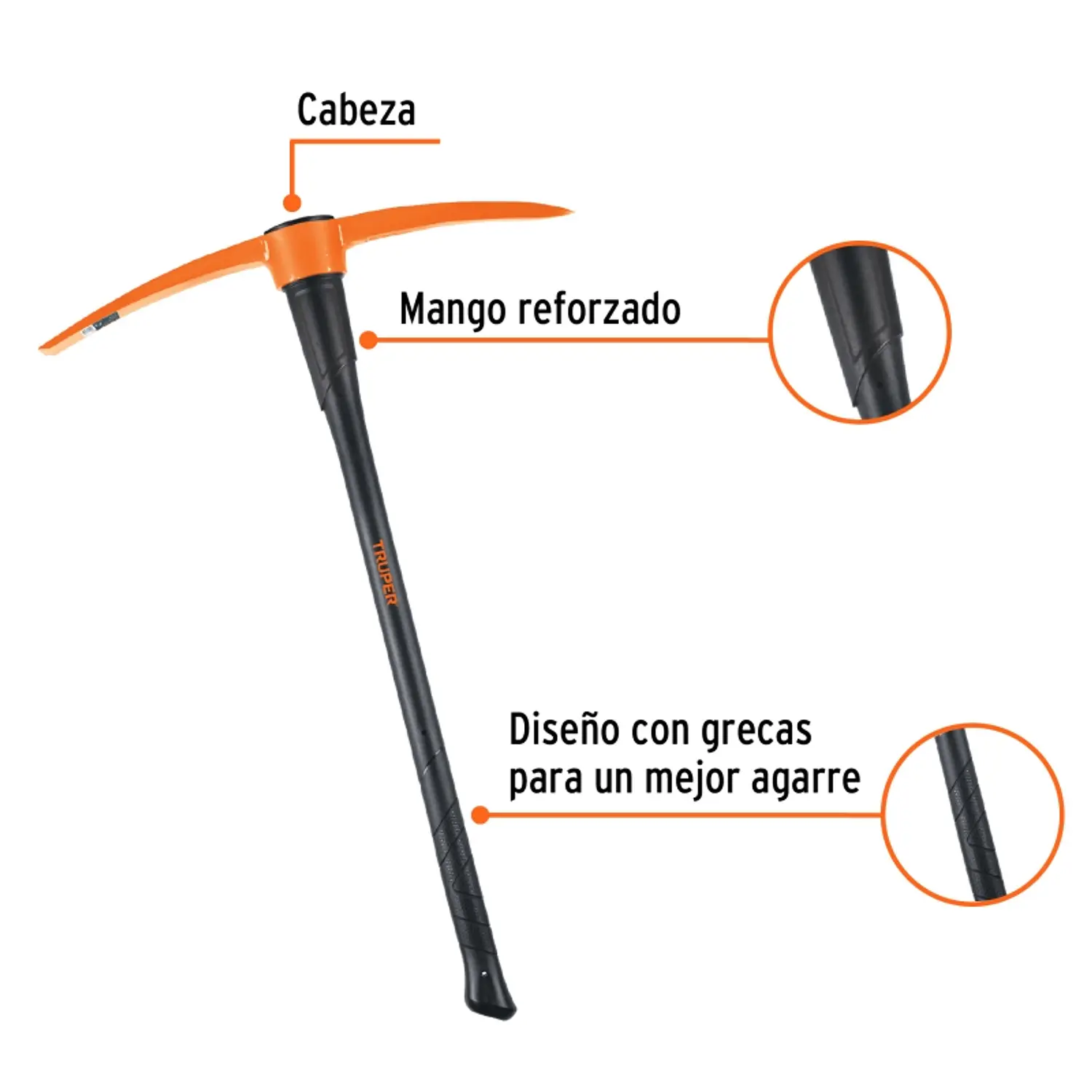 PICOTA TRUPER 7 LBS C/MANGO FIBRA DE VIDRIO # ZP-7M (18630)