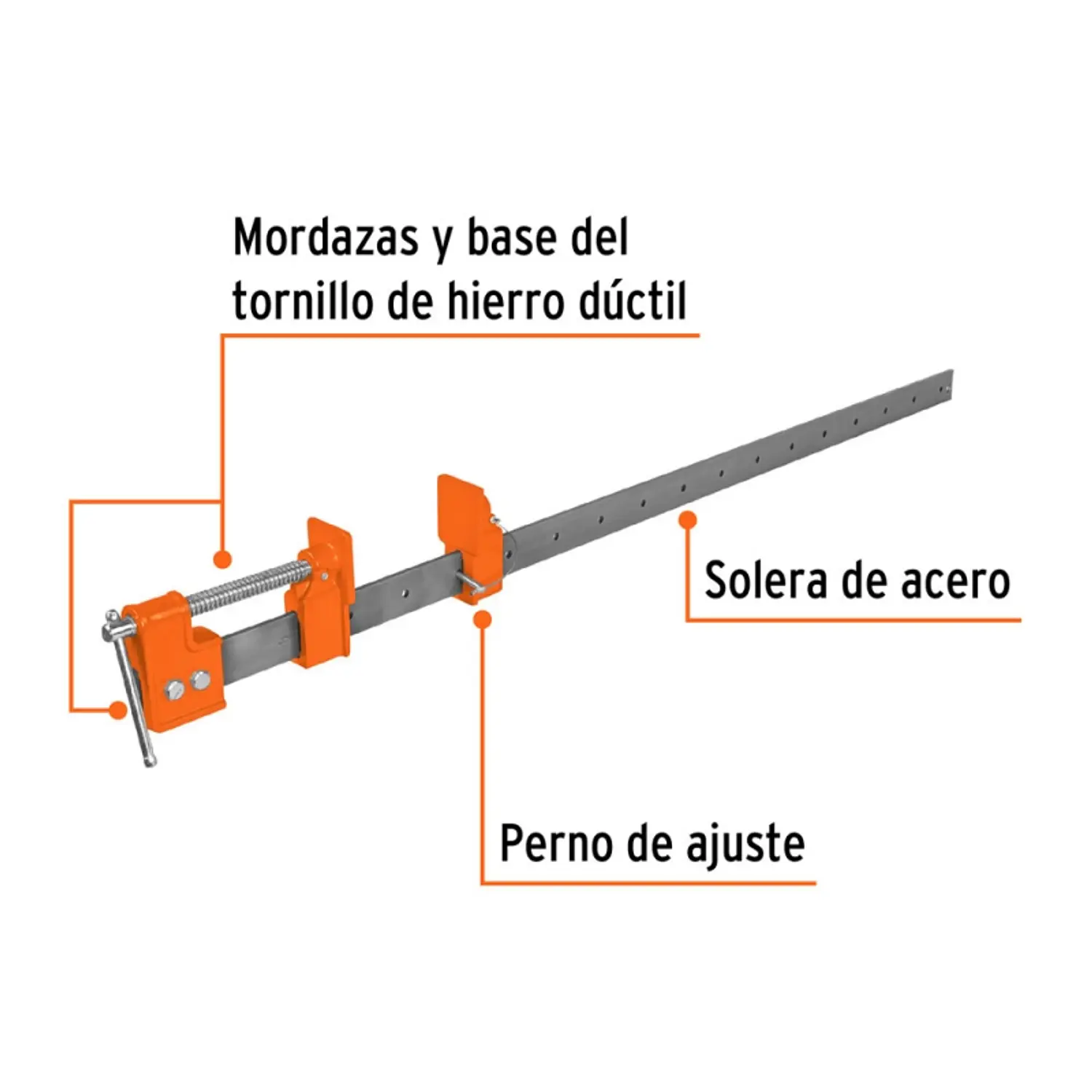 PRENSA TRUPER TIPO SARGENTO 90 CMS. # S3 (17736)