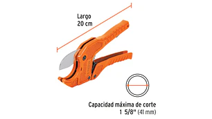 CORTA TUBOS TRUPER DE PVC HASTA 1.5/8