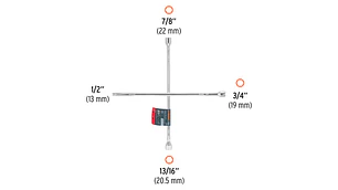 LLAVE DE CRUZ TRUPER 1/2 DR 20