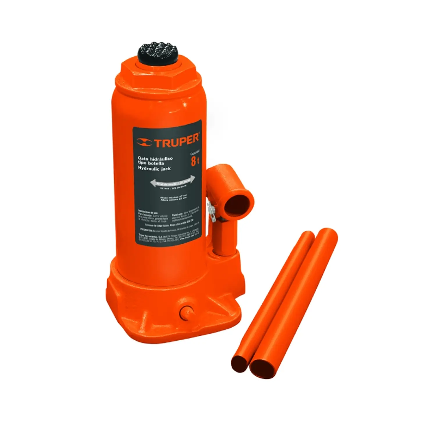 GATA GARAGE HIDRAULICA TRUPER T/BOTELLA 8 TON #GAT-8 (14816)
