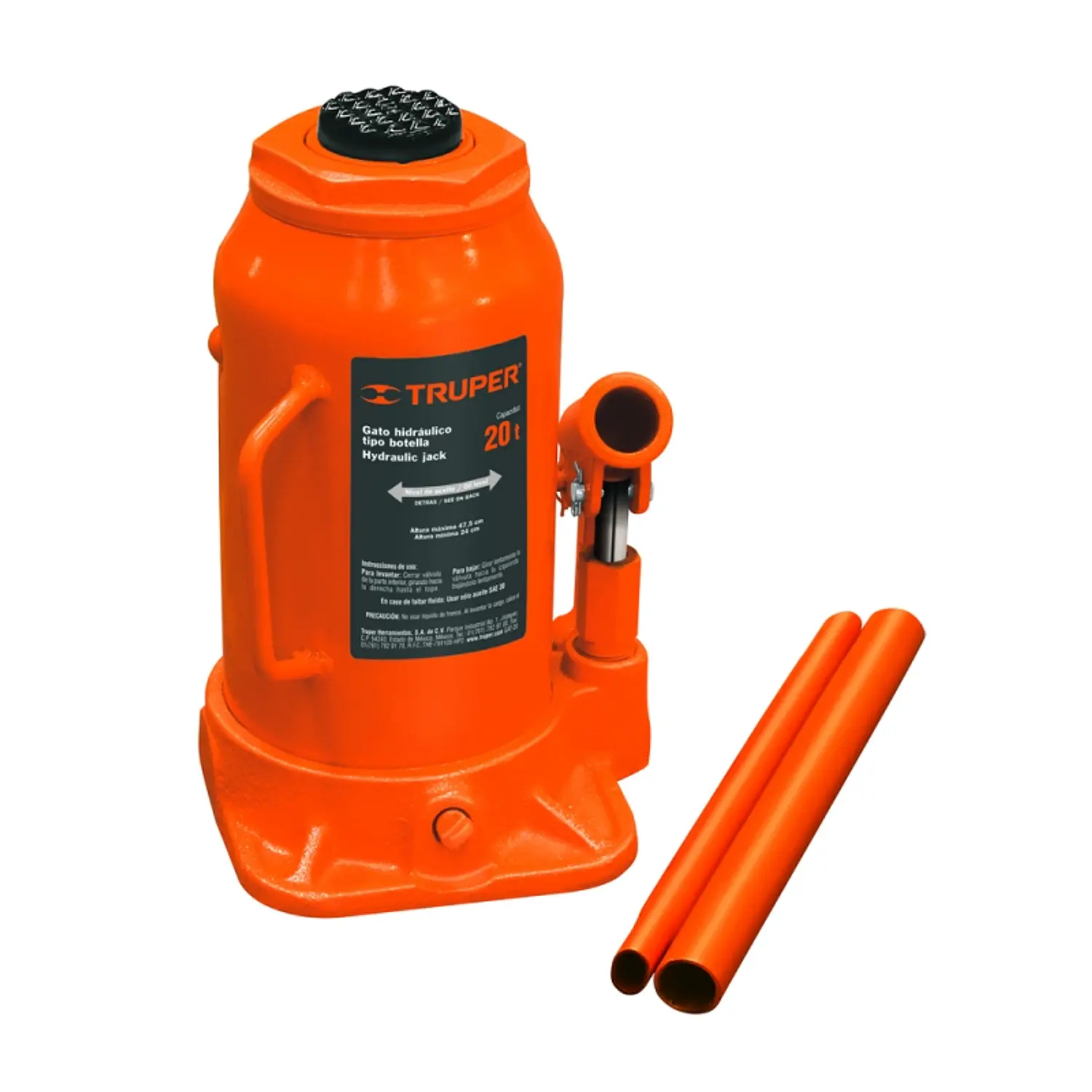 GATA GARAGE HIDRAULICA TRUPER T/BOTELLA 20 TON #GAT-20 (14822)