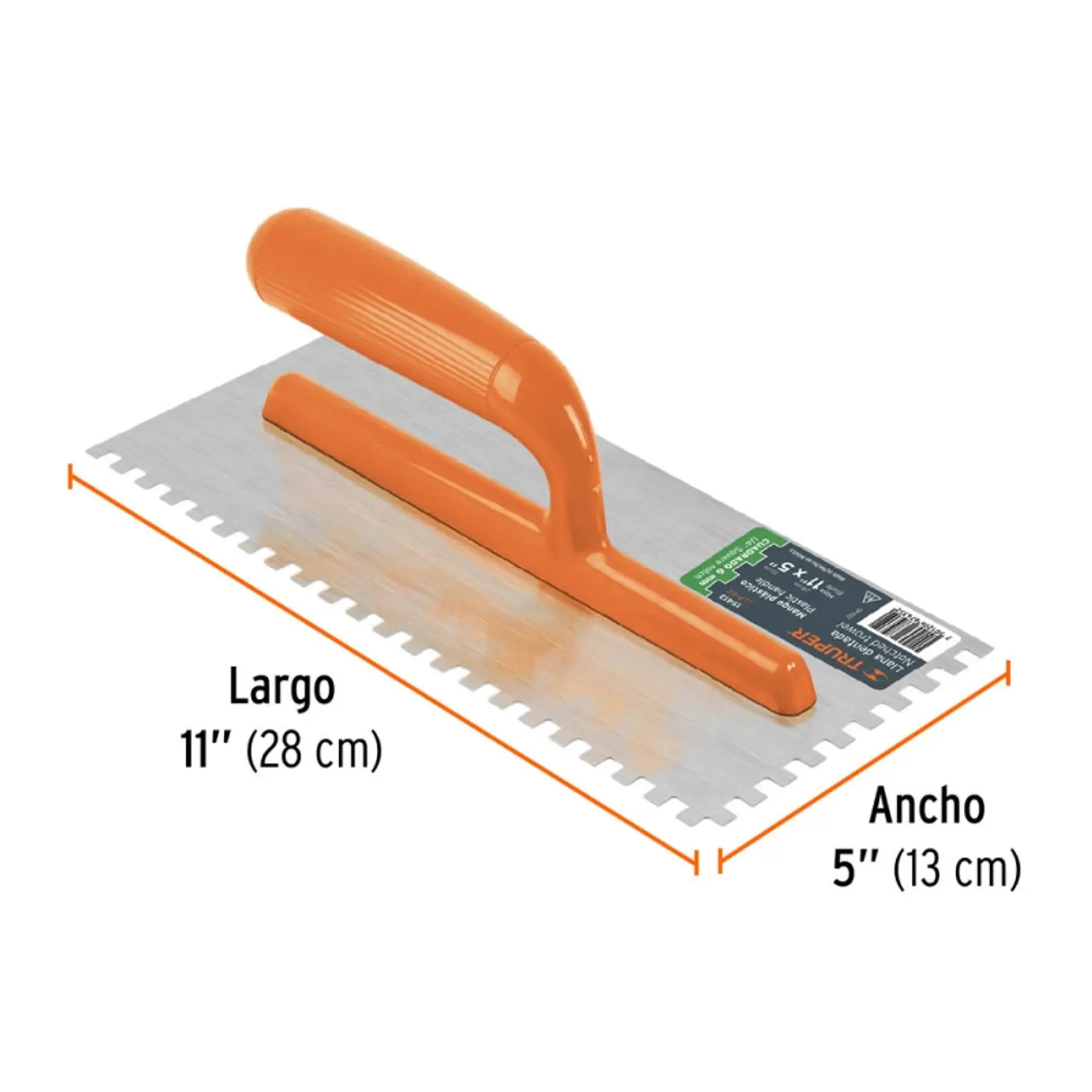 PLANCHUELO TRUPER DENTADO 11 X 5