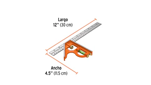 ESCUADRA COMBINACION TRUPER 12