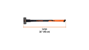 COMBO TRUPER 6 LBS. MANGO FIBRA VIDRIO #MD-6F (19884)