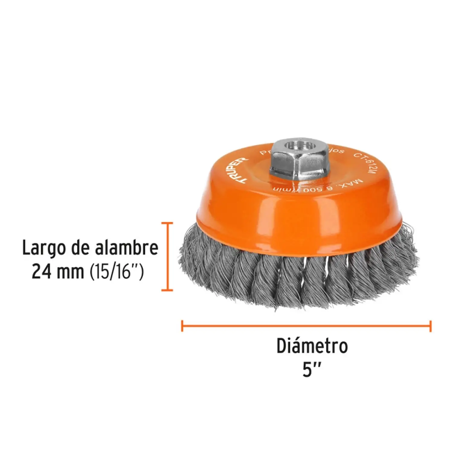 ESCOBILLA TRUPER DE COPA DIAM 5