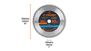 SIERRA CIRCULAR TRUPER P/MADERA 10