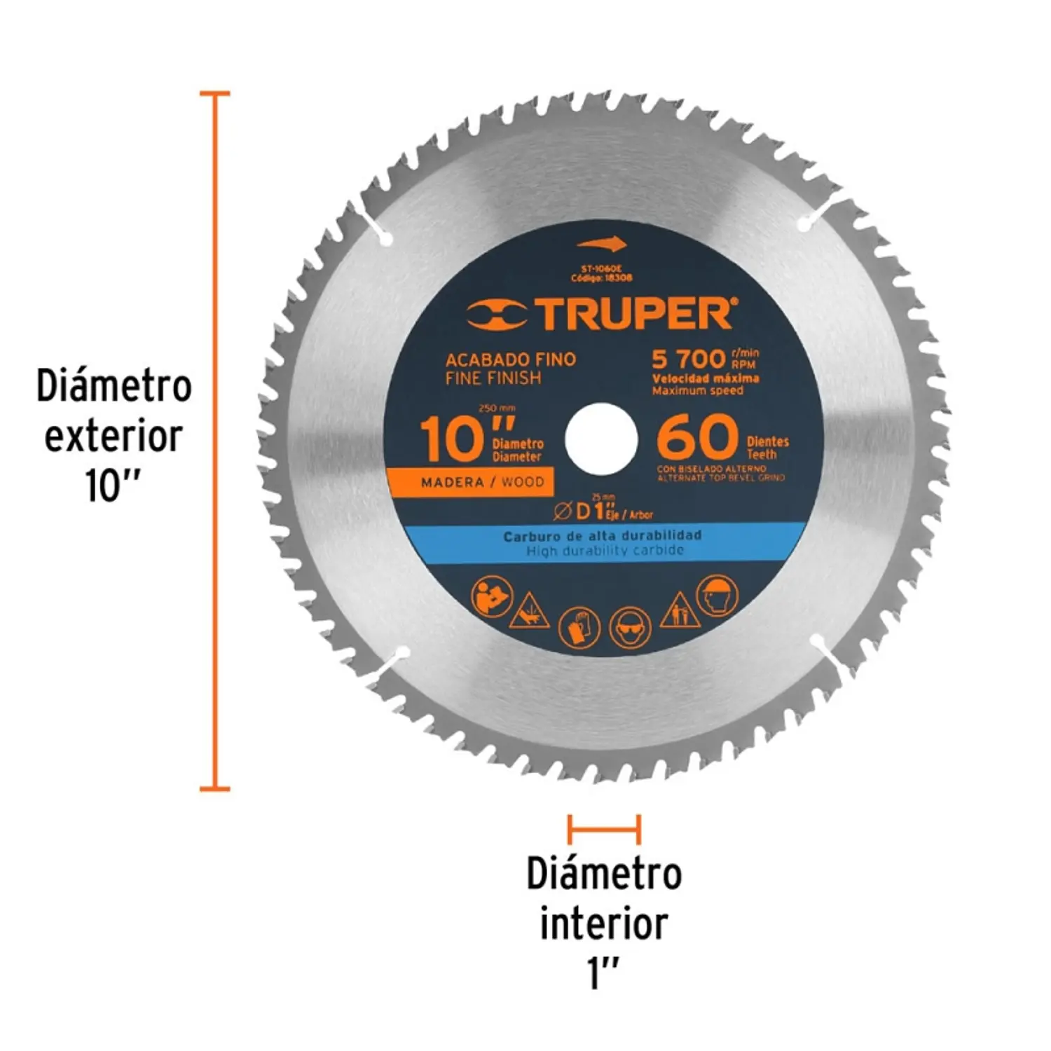 SIERRA CIRCULAR TRUPER P/MADERA 10
